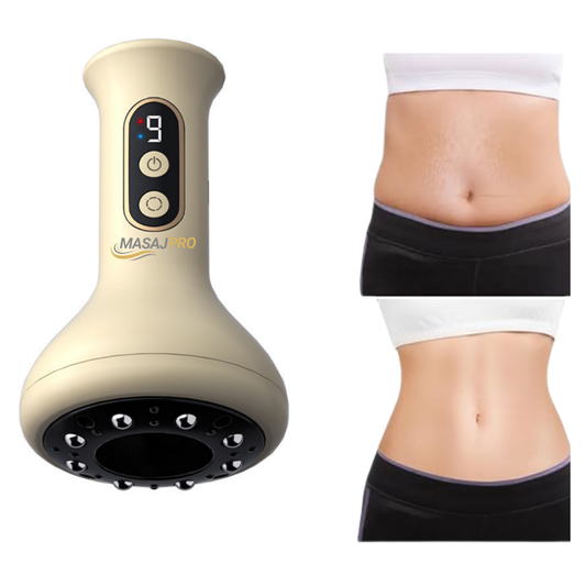 Masajeador eléctrico de ventosas con calor regulable