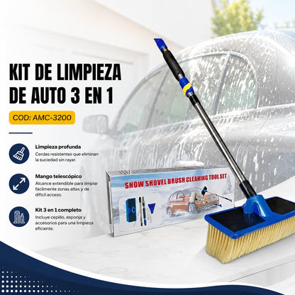 KIT DE LIMPIEZA DE AUTO 3 EN 1