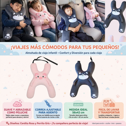 Almohada de Niños para viajar en Autos