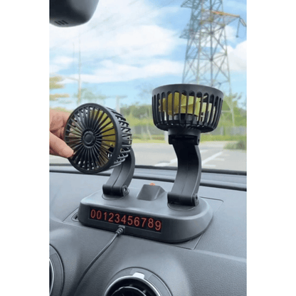 Ventilador De Auto Con 2 Ventiladores