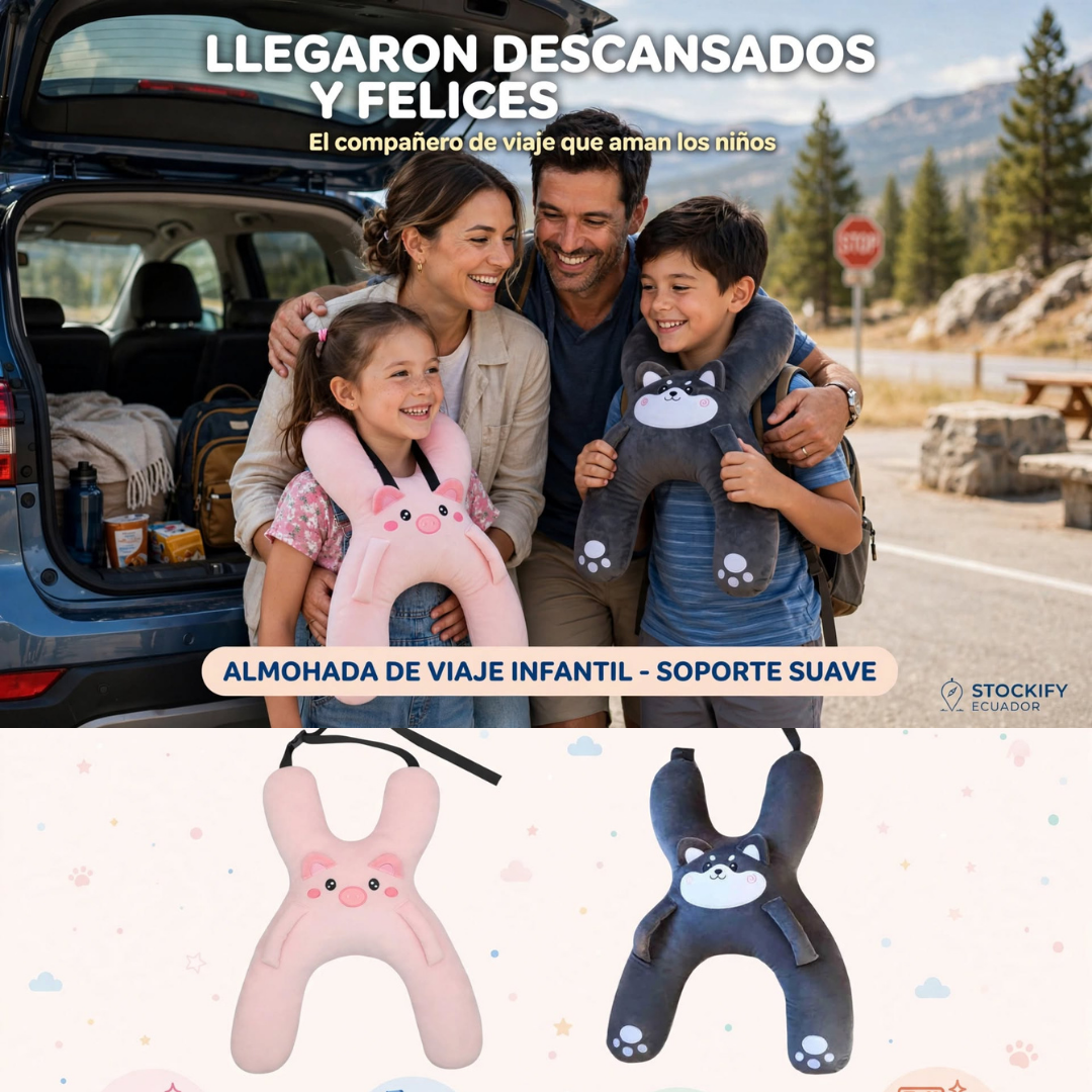 Almohada de Niños para viajar en Autos