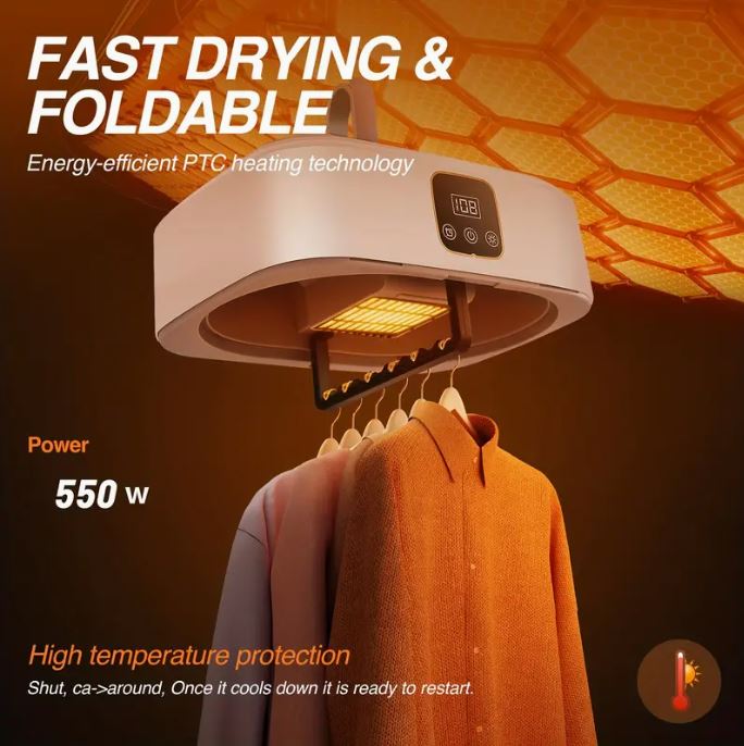 Tendedero Eléctrico Plegable