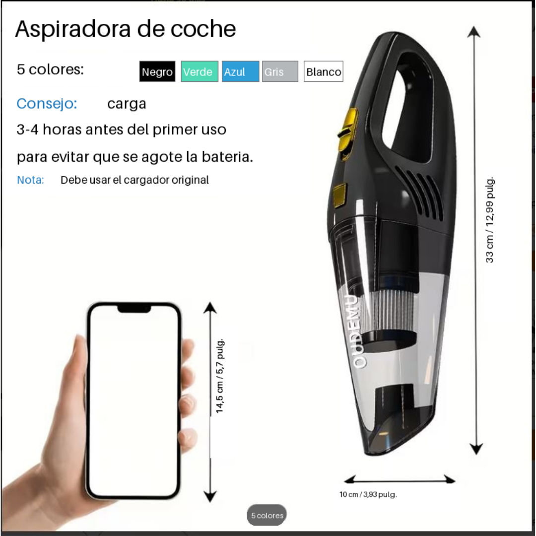 ASPIRADORA PARA AUTO