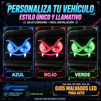 Ojos Malvados LED para Auto